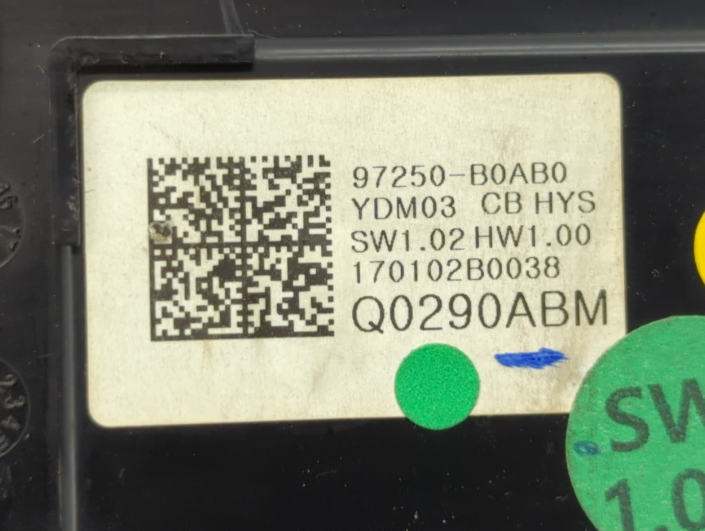 2017-2018 Kia Forte Climate Control Module Temperature AC/Heater Replacement P/N:97250-A7XXX 97250-B0AA0 Fits Fits 2017 2018