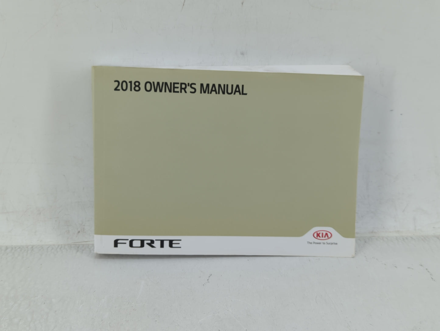 2018 Kia Forte Owners Manual Book Guide OEM Used Auto Parts - Oemusedautoparts1.com
