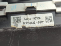 2018 Kia Forte Instrument Cluster Speedometer Gauges P/N:94013-B0350 Fits OEM Used Auto Parts - Oemusedautoparts1.com