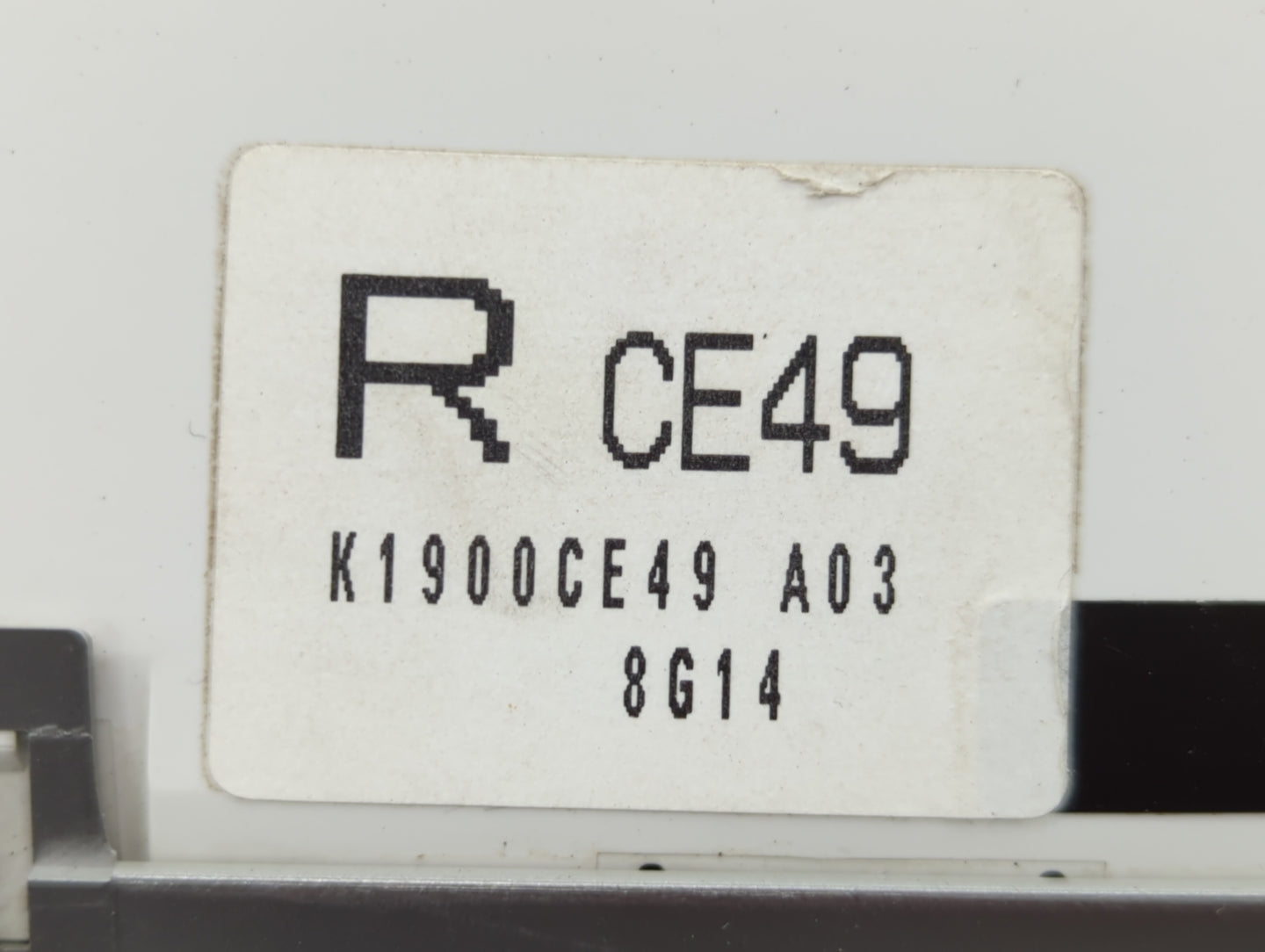 2017-2018 Kia Forte Climate Control Module Temperature AC/Heater Replacement P/N:K1900CE49 Fits Fits 2017 2018 OEM Used Auto