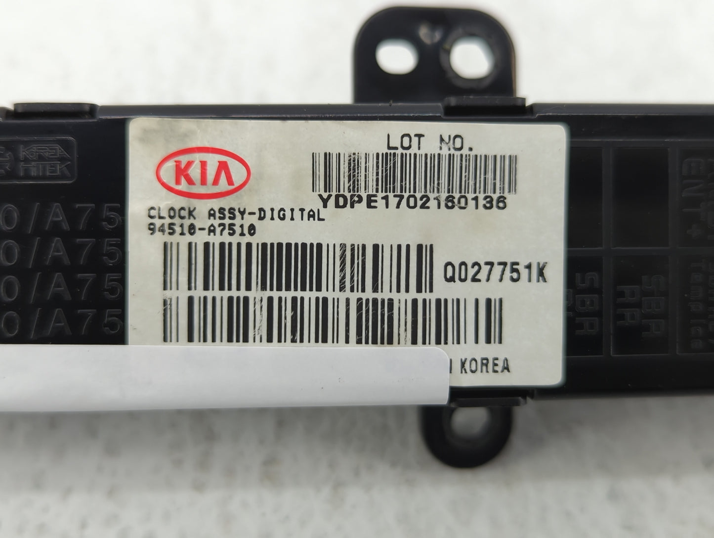 2018 Kia Forte Digital Clock - Oemusedautoparts1.com