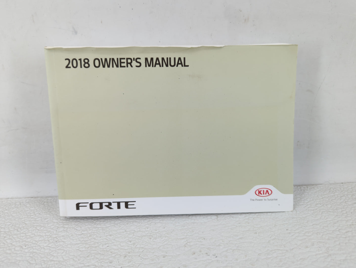 2018 Kia Forte Owners Manual Book Guide OEM Used Auto Parts - Oemusedautoparts1.com