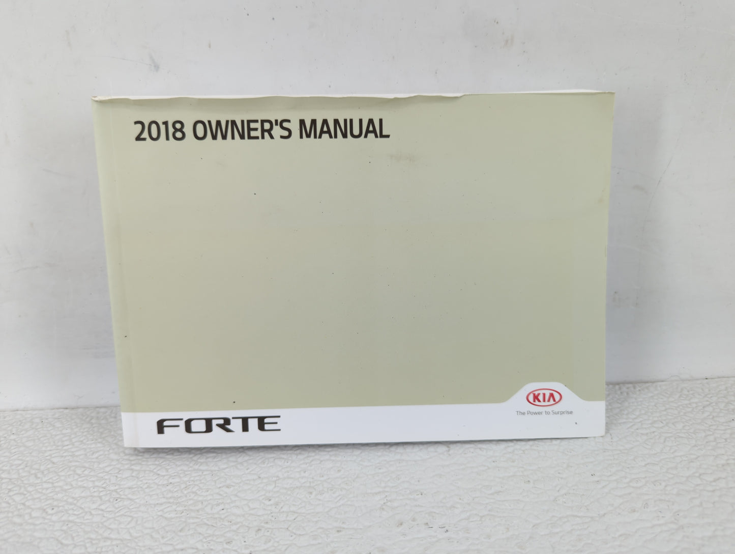 2018 Kia Forte Owners Manual Book Guide OEM Used Auto Parts - Oemusedautoparts1.com