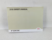 2018 Kia Forte Owners Manual Book Guide OEM Used Auto Parts - Oemusedautoparts1.com