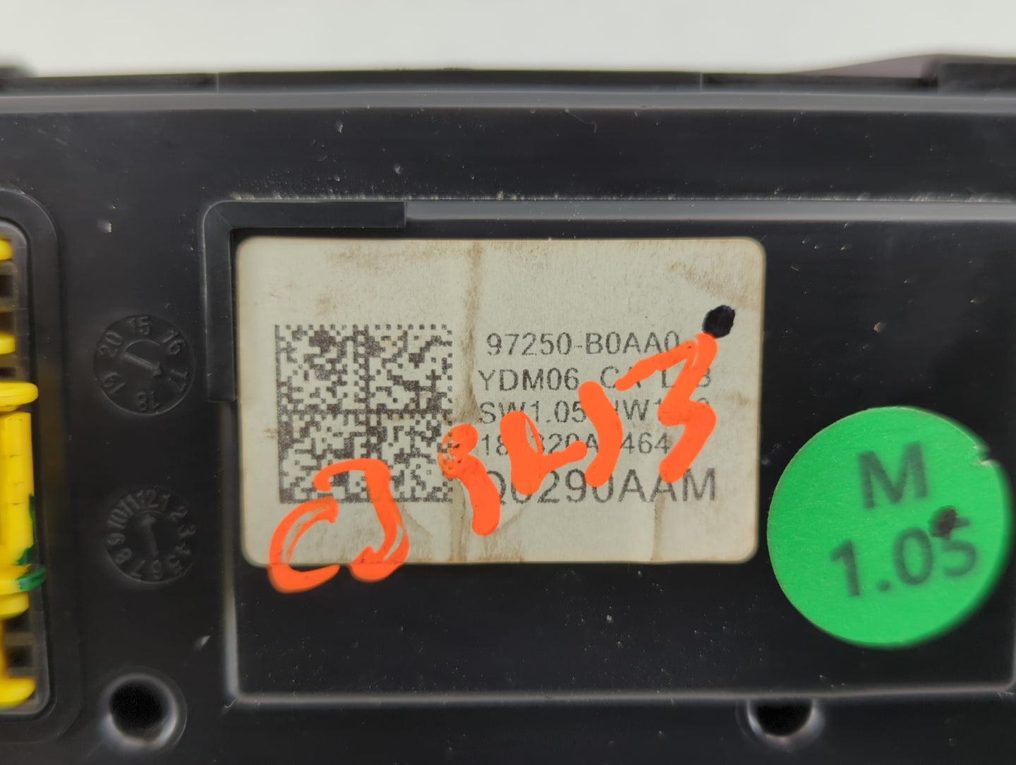 2017-2018 Kia Forte Climate Control Module Temperature AC/Heater Replacement P/N:97250-A7XXX 97250-B0AA0 Fits Fits 2017 2018