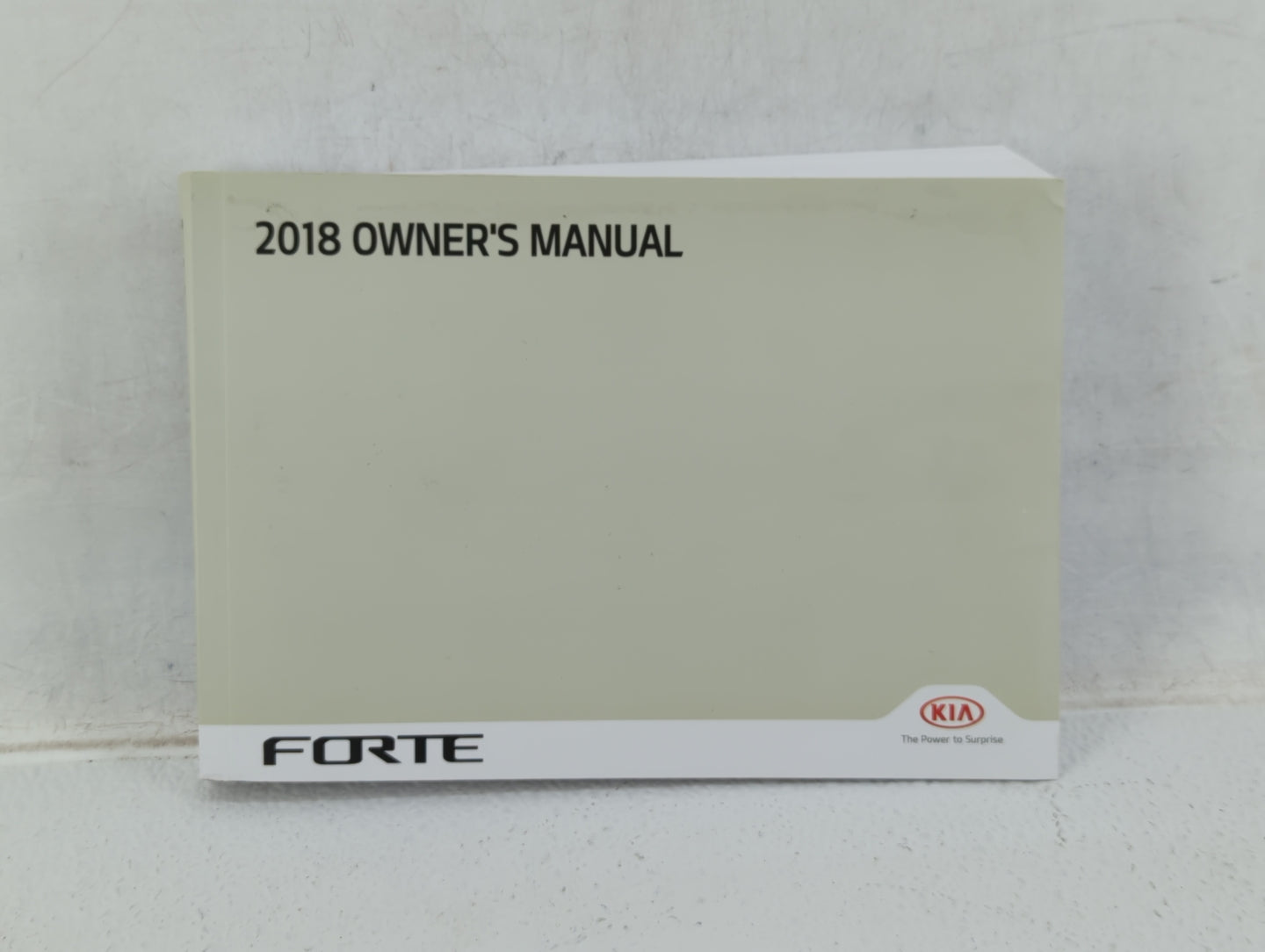 2018 Kia Forte Owners Manual Book Guide OEM Used Auto Parts - Oemusedautoparts1.com
