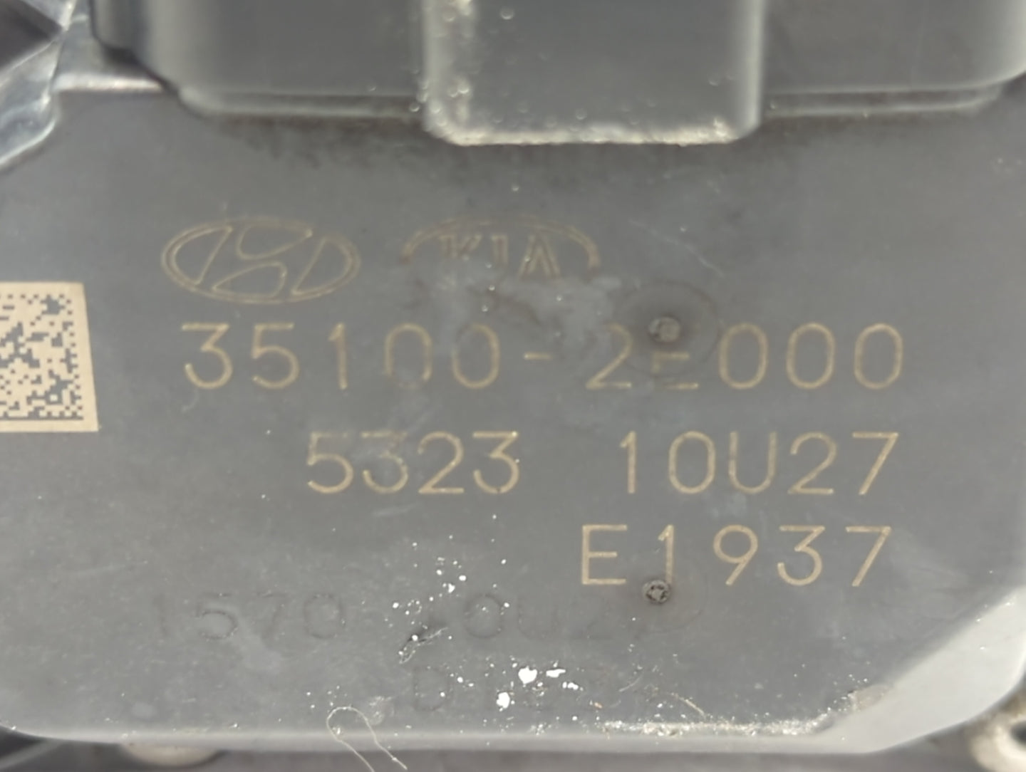 2014-2018 Kia Forte Throttle Body P/N:35100-2E000 Fits Fits 2011 2012 2013 2014 2015 2016 2017 2018 2019 2020 2021 OEM Used 