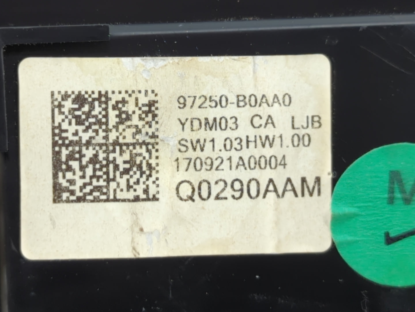 2017-2018 Kia Forte Climate Control Module Temperature AC/Heater Replacement P/N:97250-B0AB0 97250-A7XXX Fits Fits 2017 2018