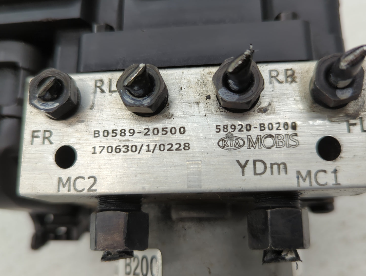 2017-2018 Kia Forte ABS Pump Control Module Replacement P/N:58920-B0200 Fits Fits 2017 2018 OEM Used Auto Parts - Oemusedaut