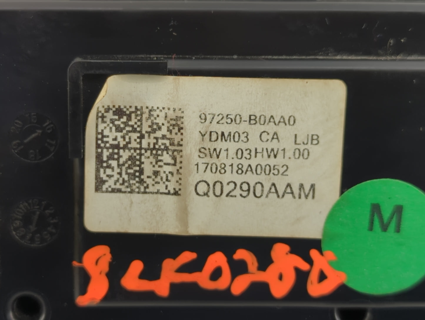 2017-2018 Kia Forte Climate Control Module Temperature AC/Heater Replacement P/N:97250-B0AA0 Fits Fits 2017 2018 OEM Used Au