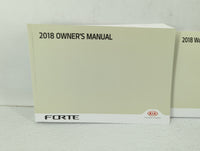 2018 Kia Forte Owners Manual Book Guide OEM Used Auto Parts - Oemusedautoparts1.com