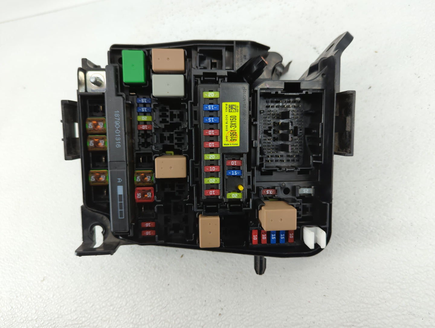 2017-2018 Kia Forte Fusebox Fuse Box Panel Relay Module P/N:91218-B0170 Fits Fits 2017 2018 OEM Used Auto Parts - Oemusedaut