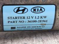 2017-2022 Kia Forte Car Starter Motor Solenoid OEM P/N:36100-2E561 Fits Fits 2017 2018 2019 2020 2021 2022 OEM Used Auto Par
