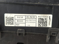 2017-2018 Kia Forte Fusebox Fuse Box Panel Relay Module P/N:91218 B0400 91950-A7760 Fits Fits 2017 2018 OEM Used Auto Parts 
