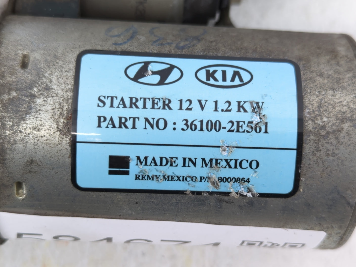 2017-2022 Kia Forte Car Starter Motor Solenoid OEM P/N:36100-2E561 Fits Fits 2017 2018 2019 2020 2021 2022 OEM Used Auto Par