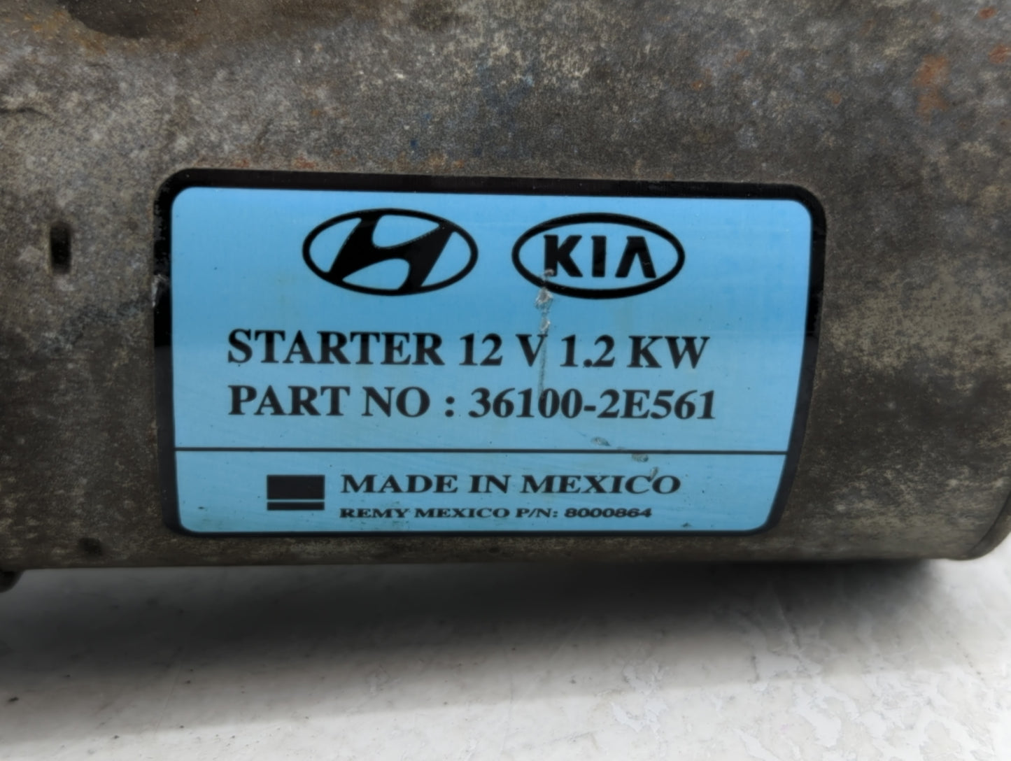 2017-2022 Kia Forte Car Starter Motor Solenoid OEM P/N:36100-2E561 Fits Fits 2017 2018 2019 2020 2021 2022 OEM Used Auto Par