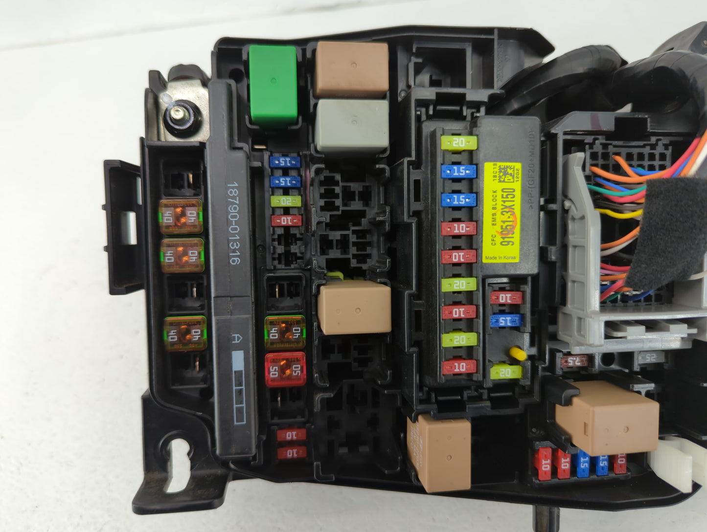 2017-2018 Kia Forte Fusebox Fuse Box Panel Relay Module P/N:91951-3X150 Fits Fits 2017 2018 OEM Used Auto Parts - Oemusedaut