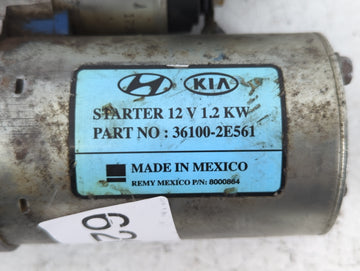 2017-2022 Kia Forte Car Starter Motor Solenoid OEM P/N:36100-2E561 Fits Fits 2017 2018 2019 2020 2021 2022 OEM Used Auto Parts