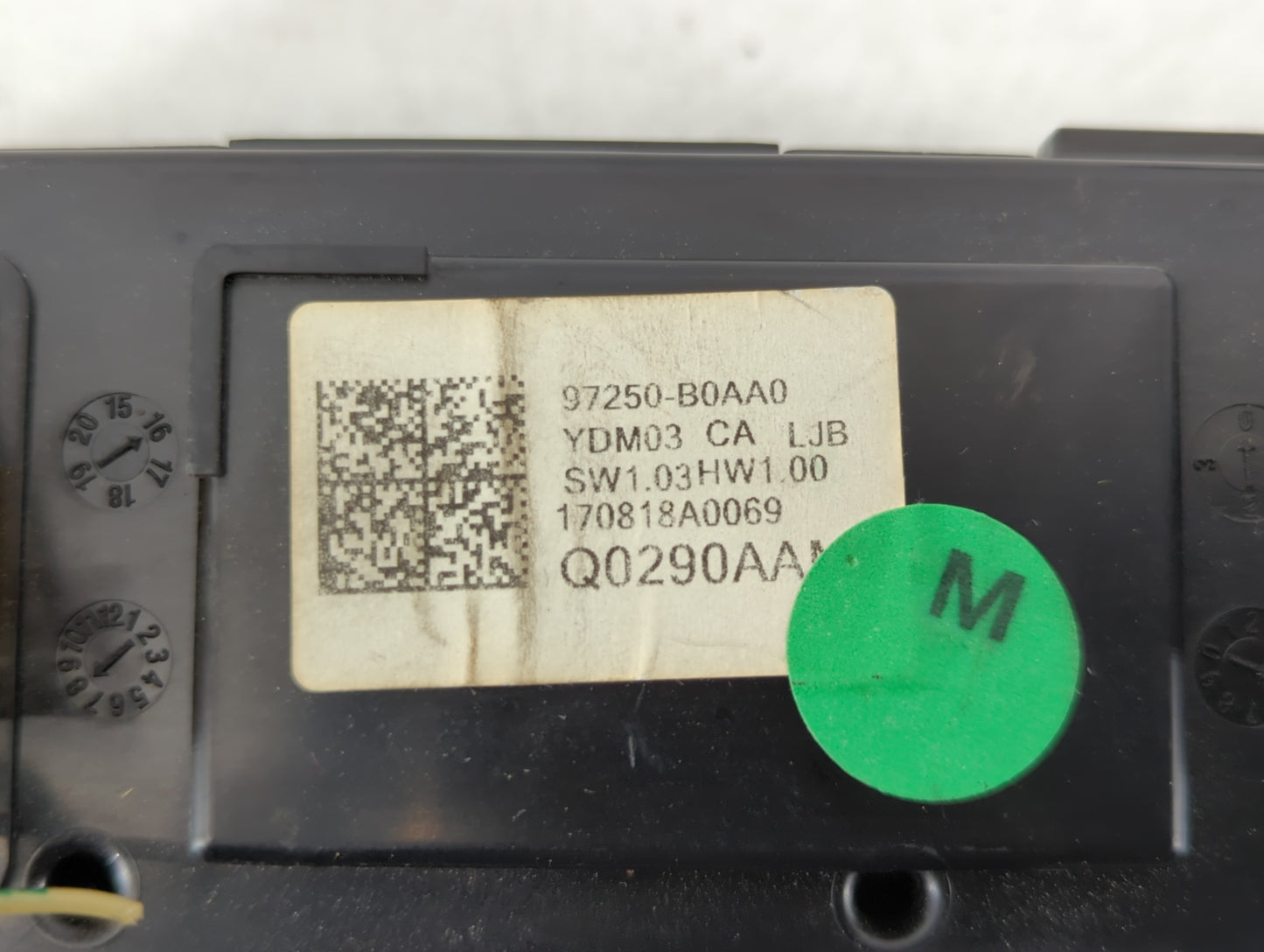 2017-2018 Kia Forte Climate Control Module Temperature AC/Heater Replacement P/N:97250-B0AA0 Fits Fits 2017 2018 OEM Used Au