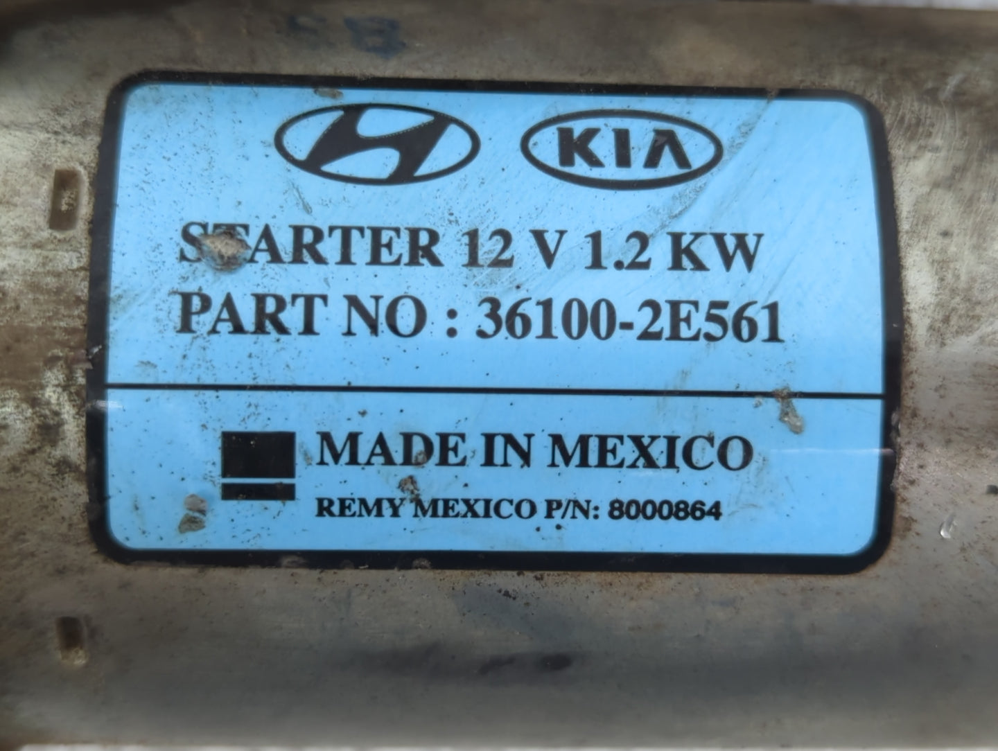 2017-2022 Kia Forte Car Starter Motor Solenoid OEM P/N:36100-2E561 Fits Fits 2017 2018 2019 2020 2021 2022 OEM Used Auto Par