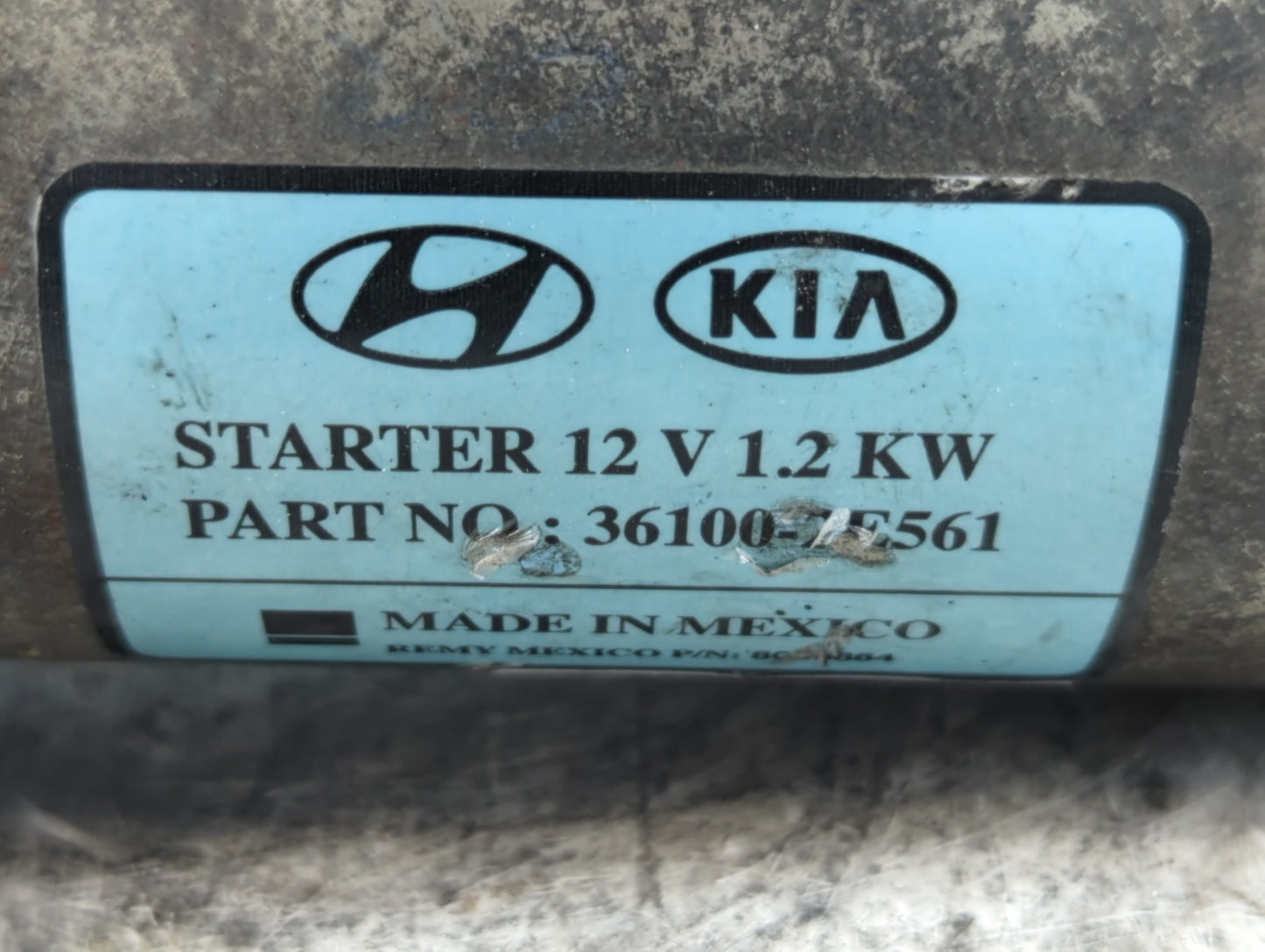 2017-2022 Kia Forte Car Starter Motor Solenoid OEM P/N:36100-2E561 Fits Fits 2017 2018 2019 2020 2021 2022 OEM Used Auto Par