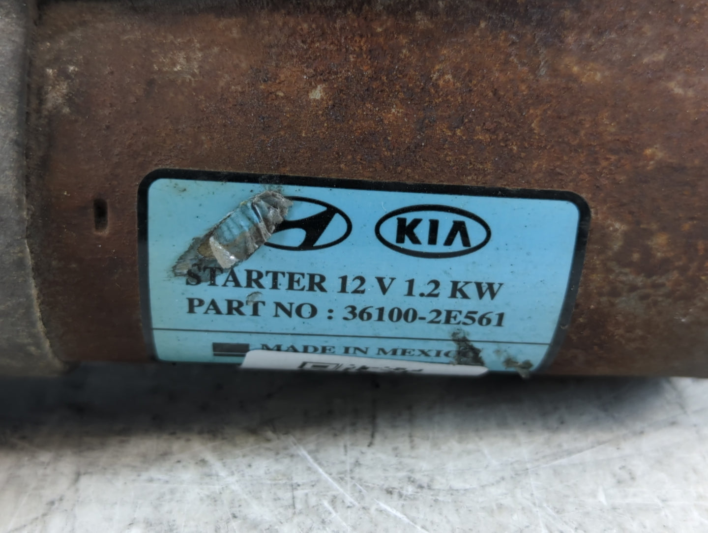 2017-2022 Kia Forte Car Starter Motor Solenoid OEM P/N:36100-2E561 Fits Fits 2017 2018 2019 2020 2021 2022 OEM Used Auto Par