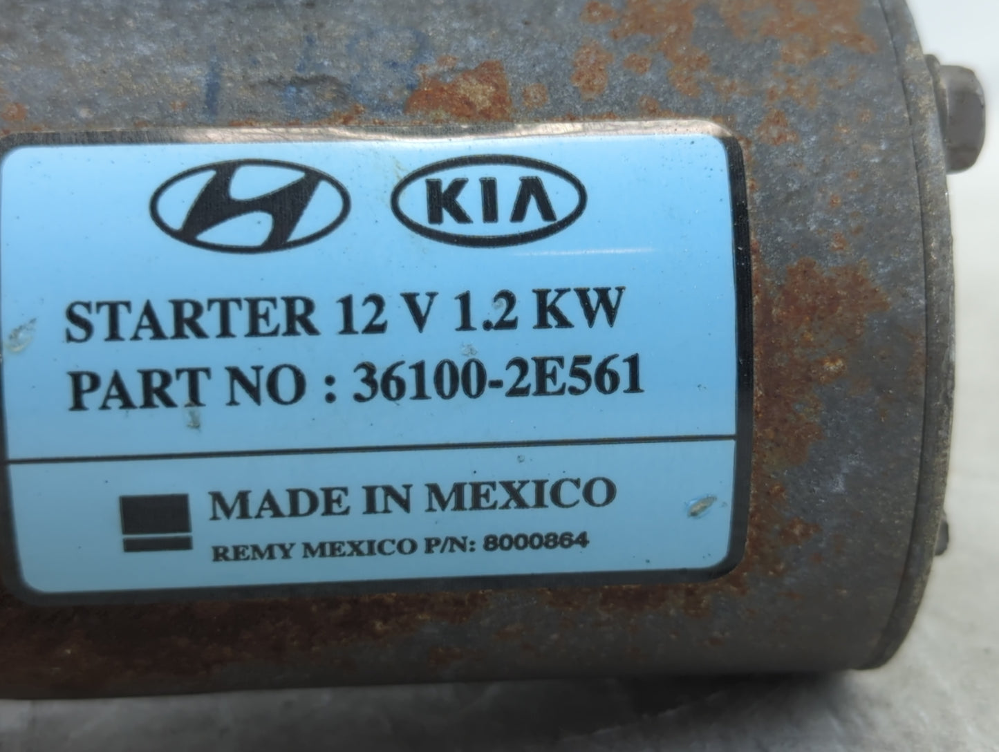 2017-2022 Kia Forte Car Starter Motor Solenoid OEM P/N:36100-2E561 Fits Fits 2017 2018 2019 2020 2021 2022 OEM Used Auto Par