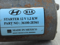 2017-2022 Kia Forte Car Starter Motor Solenoid OEM P/N:36100-2E561 Fits Fits 2017 2018 2019 2020 2021 2022 OEM Used Auto Par