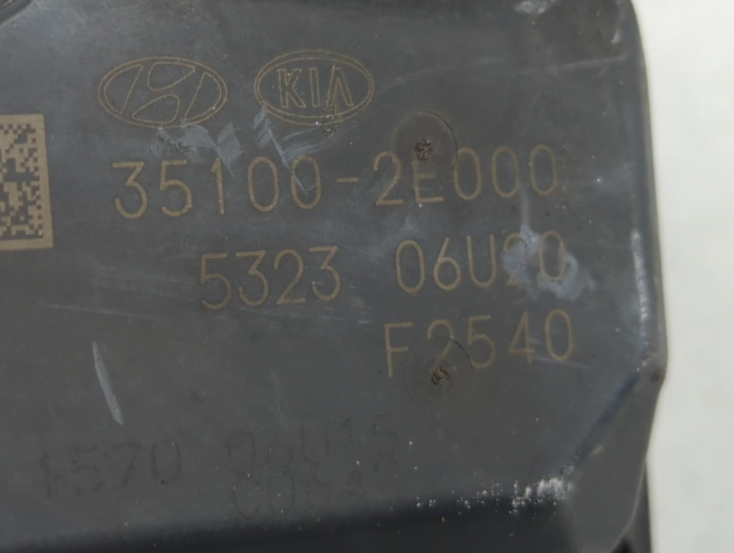 2014-2018 Kia Forte Throttle Body P/N:35100-2E000 Fits Fits 2011 2012 2013 2014 2015 2016 2017 2018 2019 2020 2021 OEM Used 