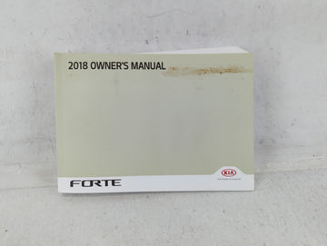2018 Kia Forte Owners Manual Book Guide P/N:B0S4-EE77A OEM Used Auto Parts - Oemusedautoparts1.com