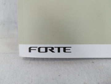 2018 Kia Forte Owners Manual Book Guide P/N:B0S4-EE77A OEM Used Auto Parts