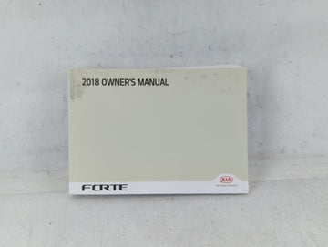 2018 Kia Forte Owners Manual Book Guide P/N:B0S4-EE83D OEM Used Auto Parts - Oemusedautoparts1.com