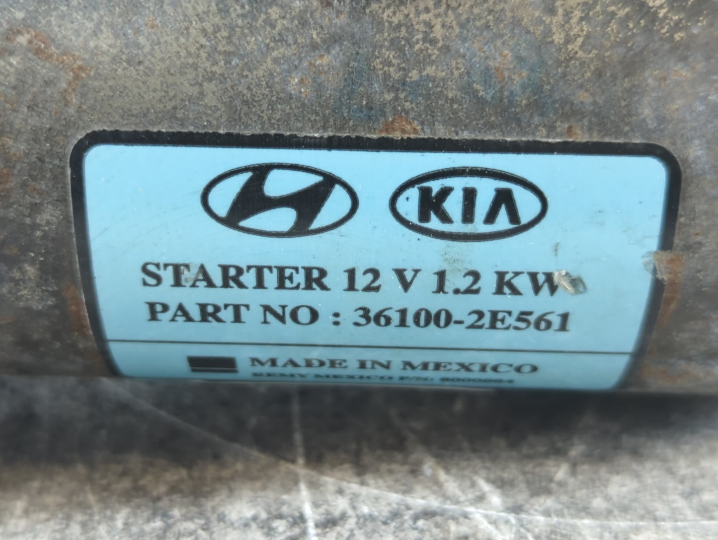 2017-2022 Kia Forte Car Starter Motor Solenoid OEM P/N:36100-2E561 Fits Fits 2017 2018 2019 2020 2021 2022 OEM Used Auto Par