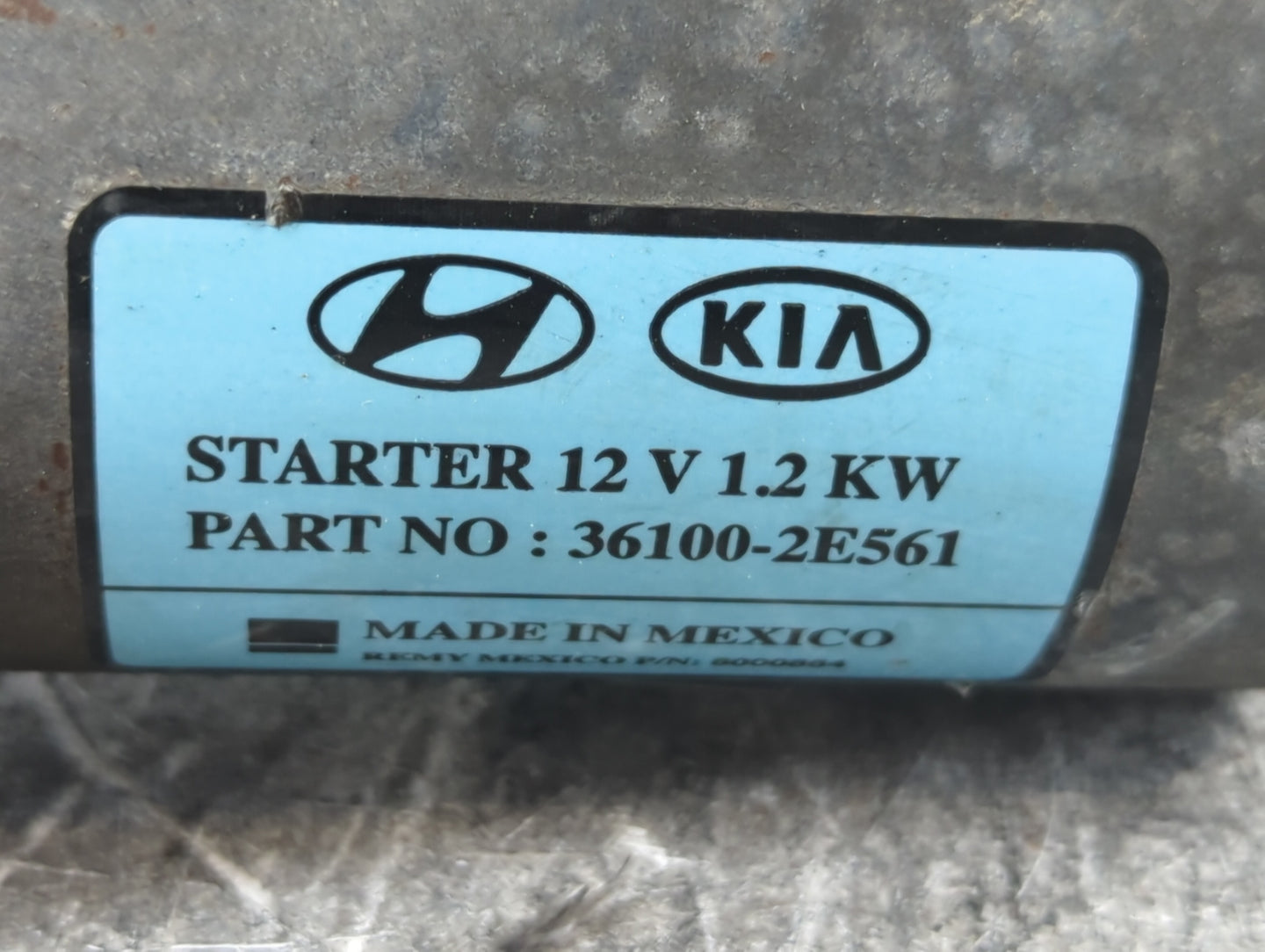 2017-2022 Kia Forte Car Starter Motor Solenoid OEM P/N:36100-2E561 Fits Fits 2017 2018 2019 2020 2021 2022 OEM Used Auto Par