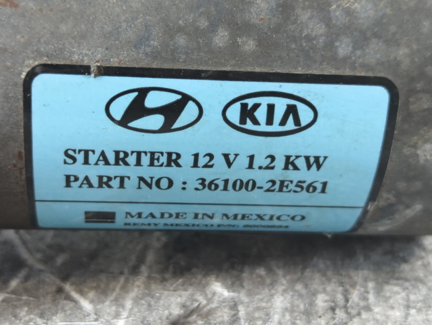 2017-2022 Kia Forte Car Starter Motor Solenoid OEM P/N:36100-2E561 Fits Fits 2017 2018 2019 2020 2021 2022 OEM Used Auto Par