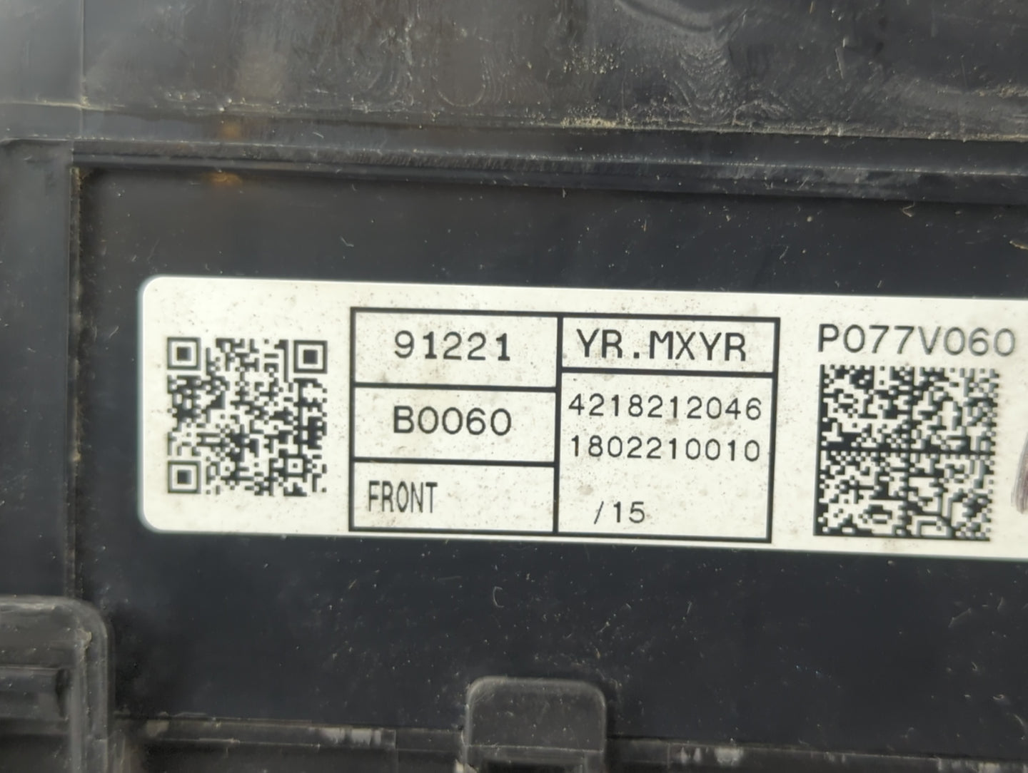 2017-2018 Kia Forte Fusebox Fuse Box Panel Relay Module P/N:91221 B0060 Fits Fits 2017 2018 OEM Used Auto Parts - Oemusedaut