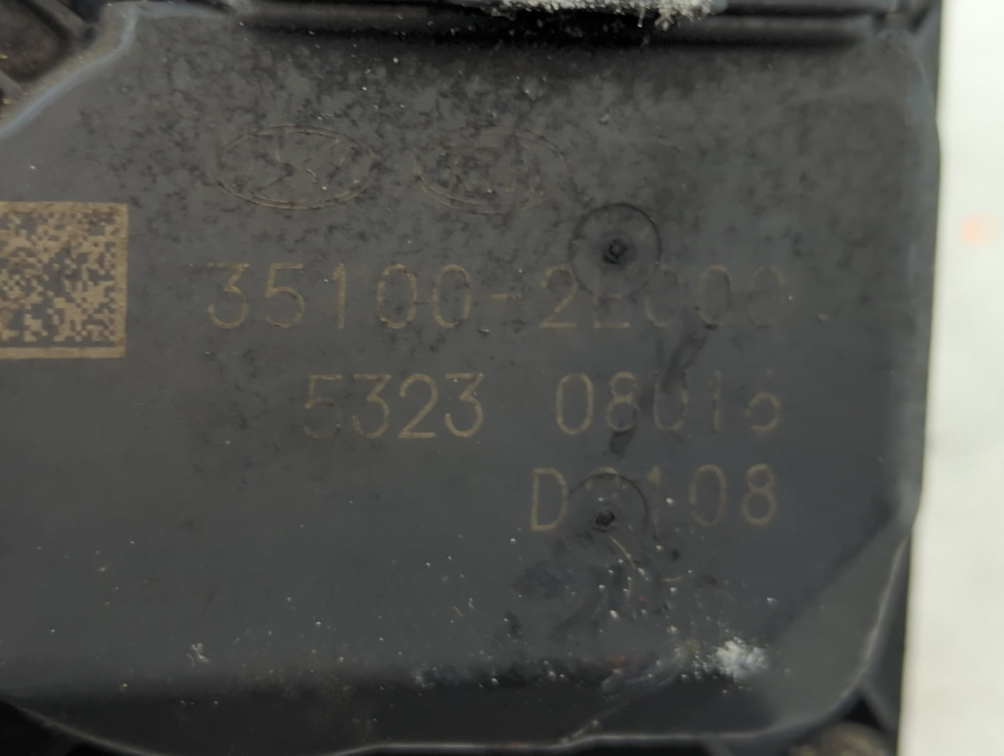 2014-2018 Kia Forte Throttle Body P/N:35100-2E000 Fits Fits 2011 2012 2013 2014 2015 2016 2017 2018 2019 2020 2021 OEM Used 
