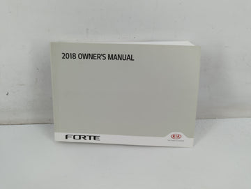 2018 Kia Forte Owners Manual Book Guide P/N:JA7O-EC83B OEM Used Auto Parts - Oemusedautoparts1.com