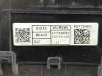 2017-2018 Kia Forte Fusebox Fuse Box Panel Relay Module P/N:91221 B0040 Fits Fits 2017 2018 OEM Used Auto Parts - Oemusedaut
