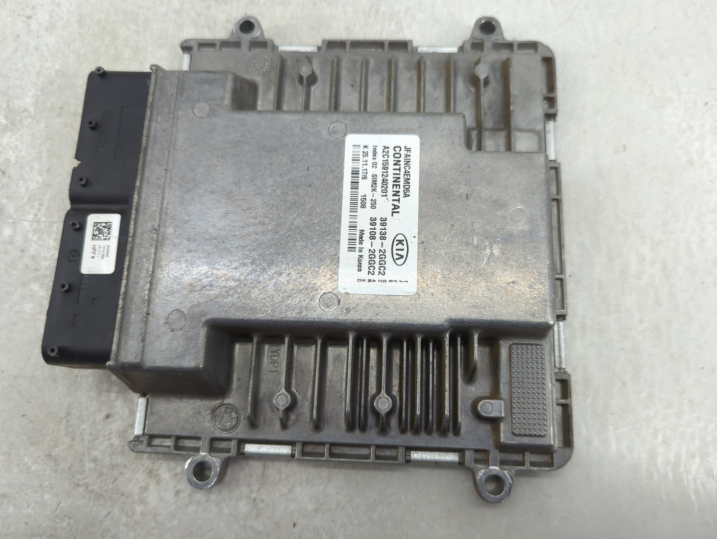 2018 Kia Kiaopt PCM Engine Control Computer ECU ECM PCU OEM P/N:39138-2GGC2 39108-2GGC2, JFAINC4EMD5A Fits Fits 2016 2017 OE