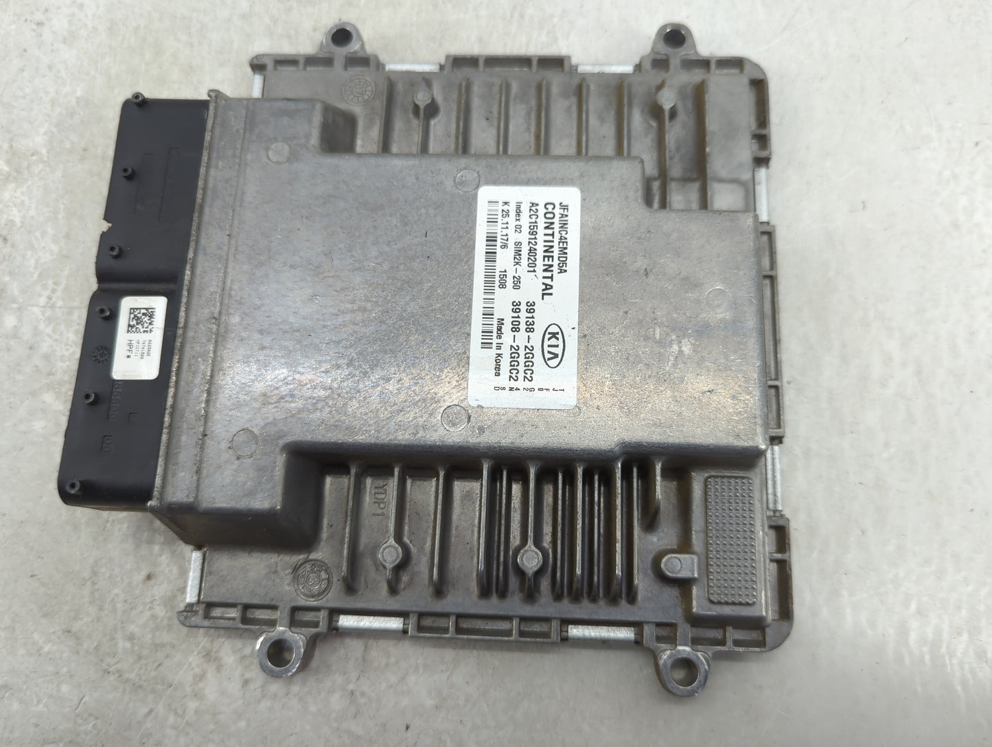2018 Kia Kiaopt PCM Engine Control Computer ECU ECM PCU OEM P/N:39138-2GGC2 39108-2GGC2, JFAINC4EMD5A Fits Fits 2016 2017 OE