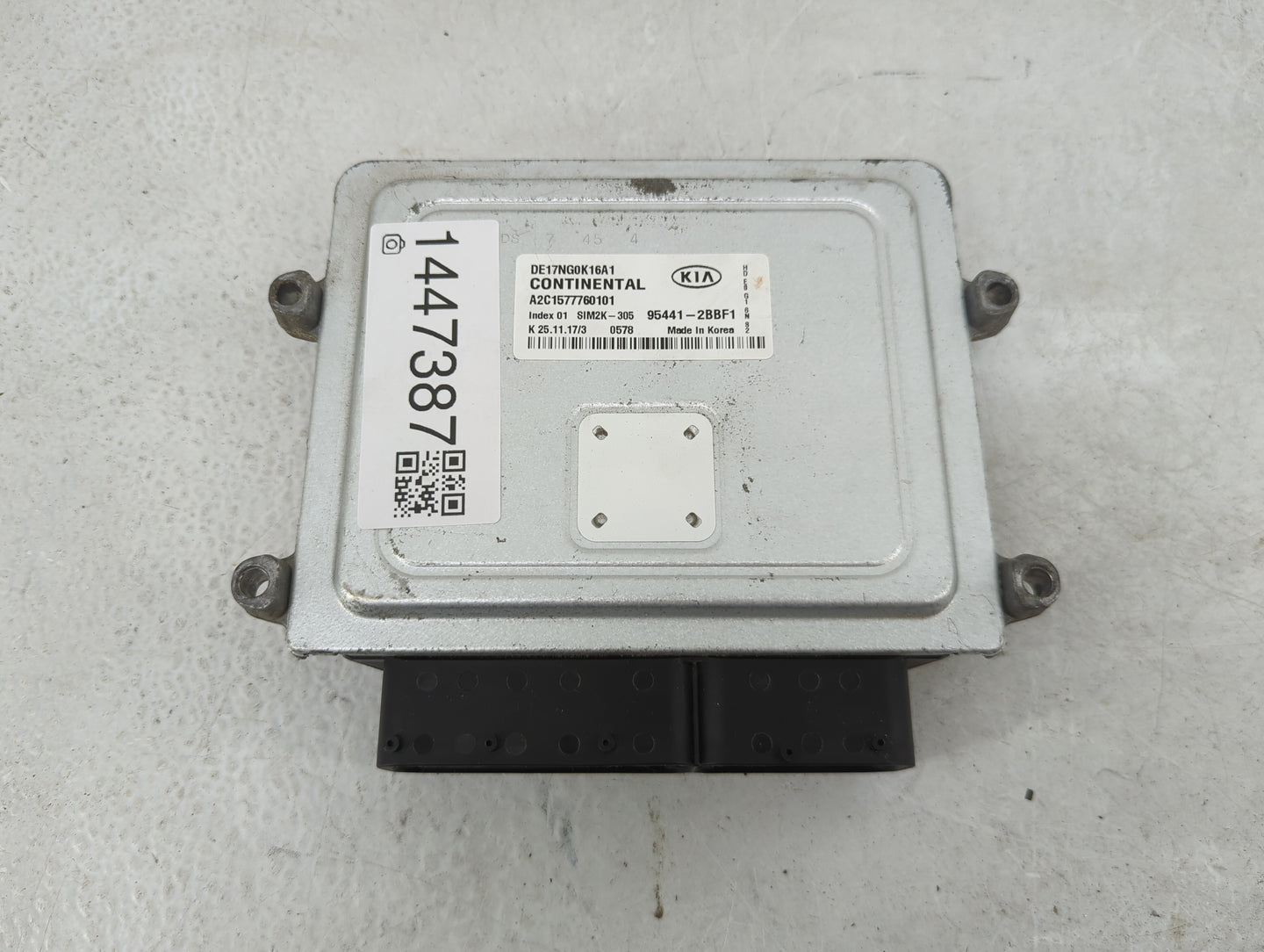 2018-2020 Kia Niro PCM Engine Control Computer ECU ECM PCU OEM P/N:95441-2BBF1 A2C1577760101 Fits Fits 2018 2019 2020 OEM Us