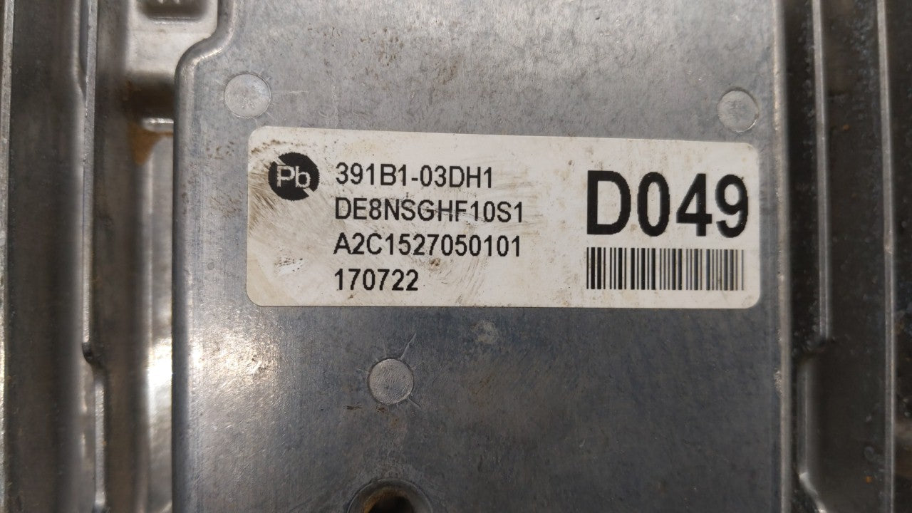 2018-2019 Kia Niro PCM Engine Control Computer ECU ECM PCU OEM P/N:391B1-03DH1 391A5-03DH1, 391B103DH1 Fits Fits 2018 2019 O