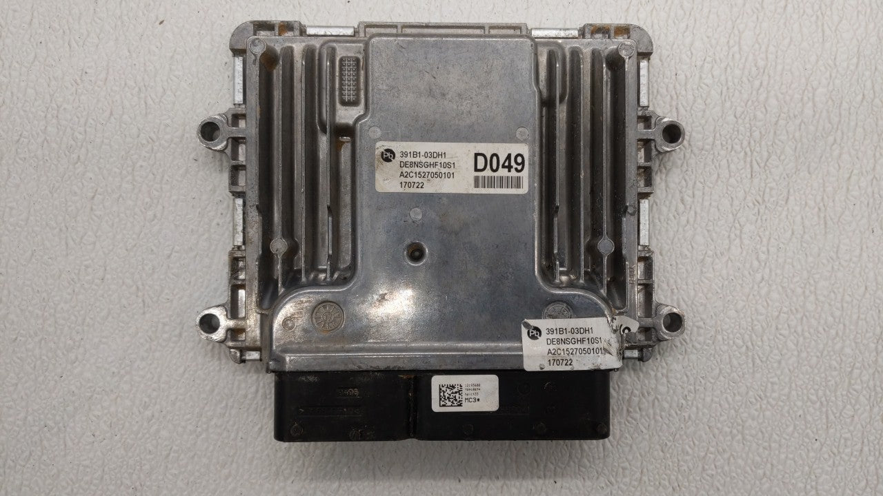 2018-2019 Kia Niro PCM Engine Control Computer ECU ECM PCU OEM P/N:391B1-03DH1 391A5-03DH1, 391B103DH1 Fits Fits 2018 2019 O
