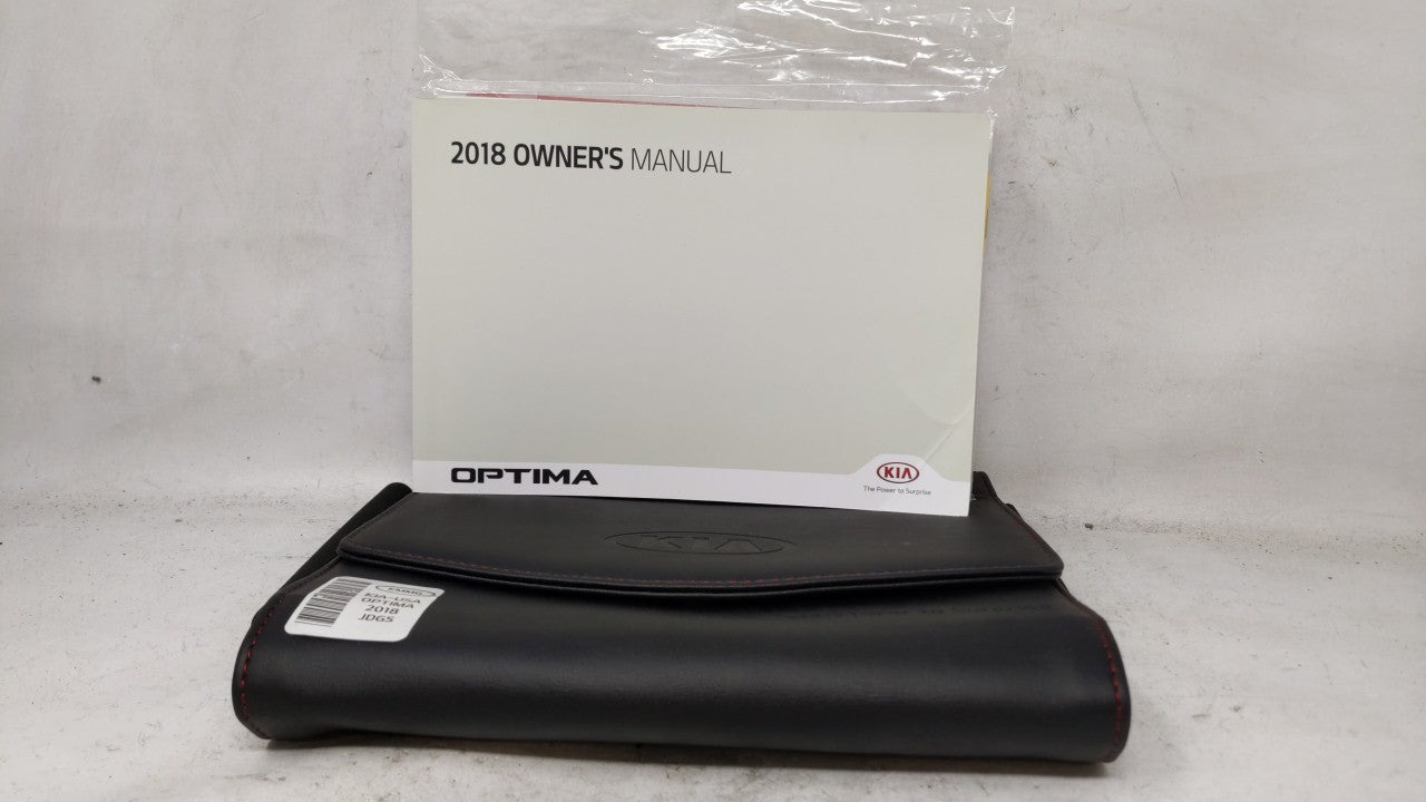 2018 Kia Optima Owners Manual Book Guide OEM Used Auto Parts - Oemusedautoparts1.com