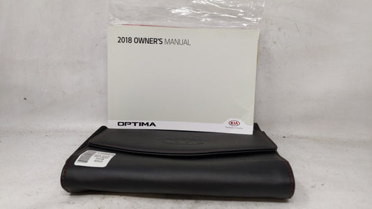 2018 Kia Optima Owners Manual Book Guide OEM Used Auto Parts - Oemusedautoparts1.com