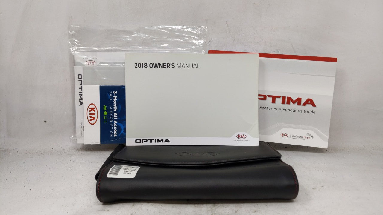 2018 Kia Optima Owners Manual Book Guide OEM Used Auto Parts - Oemusedautoparts1.com