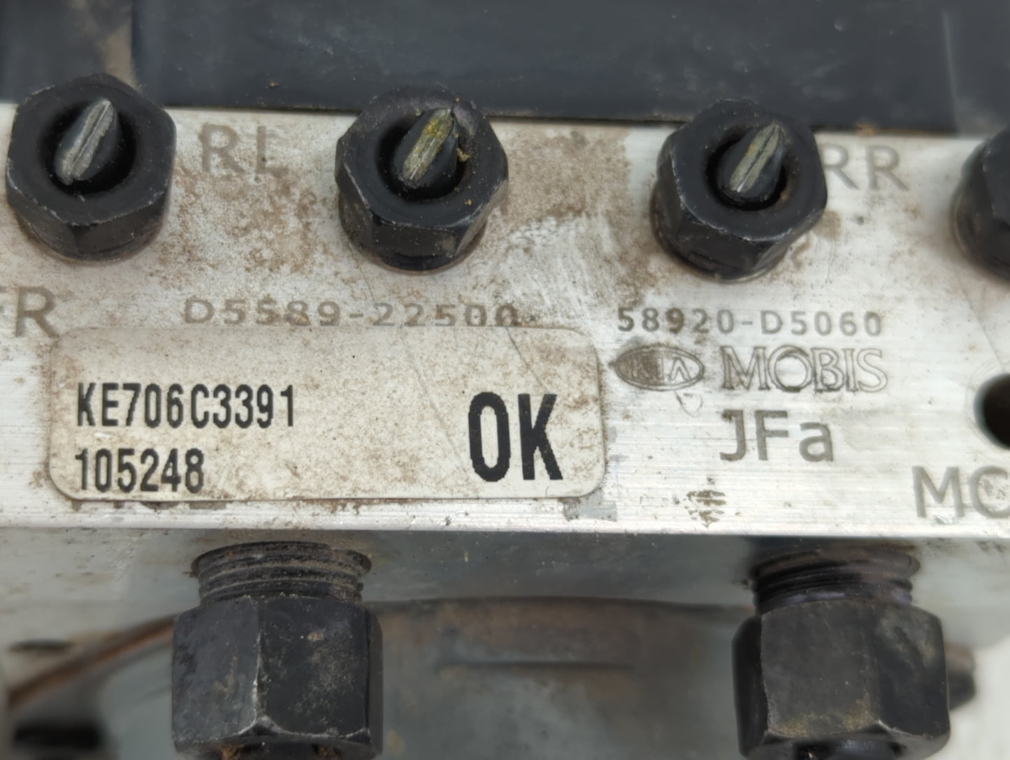 2017-2018 Kia Optima ABS Pump Control Module Replacement P/N:58920-D5060 Fits Fits 2017 2018 OEM Used Auto Parts - Oemusedau