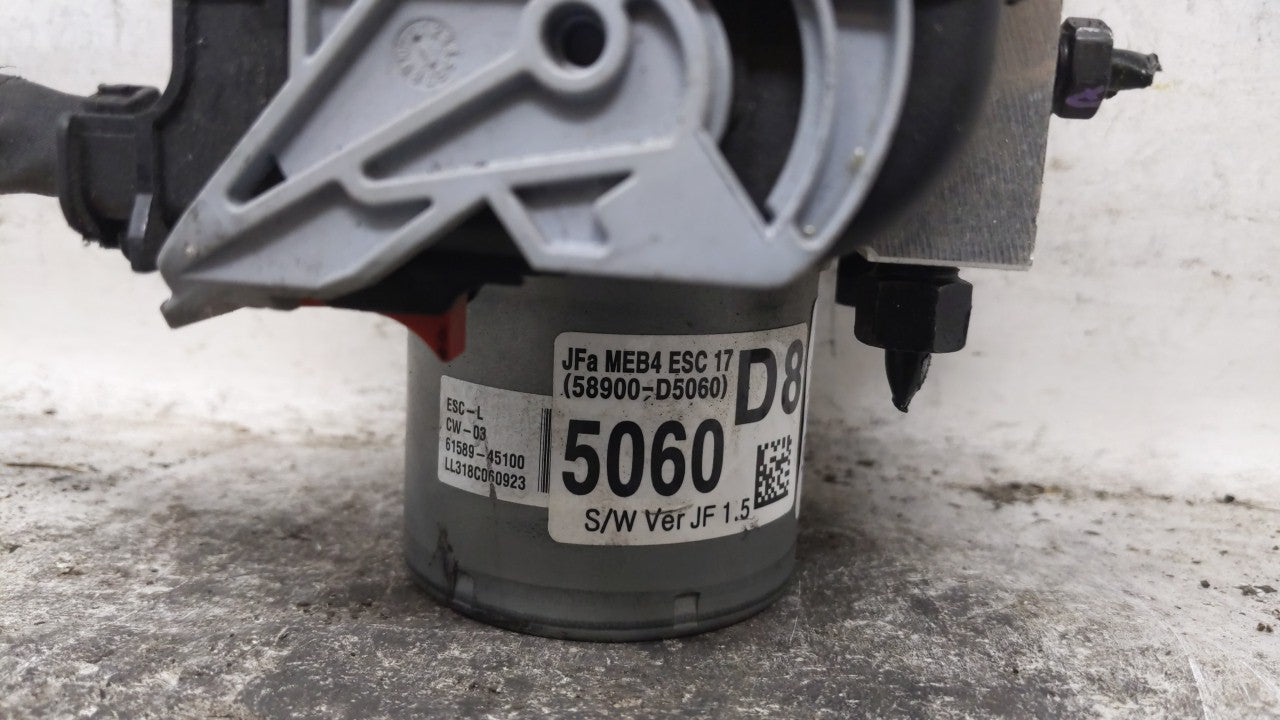 2017-2018 Kia Optima ABS Pump Control Module Replacement P/N:58900-D5060 Fits Fits 2017 2018 OEM Used Auto Parts - Oemusedau