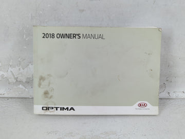 2018 Kia Optima Owners Manual Book Guide P/N:JDG5-EU7OC OEM Used Auto Parts - Oemusedautoparts1.com